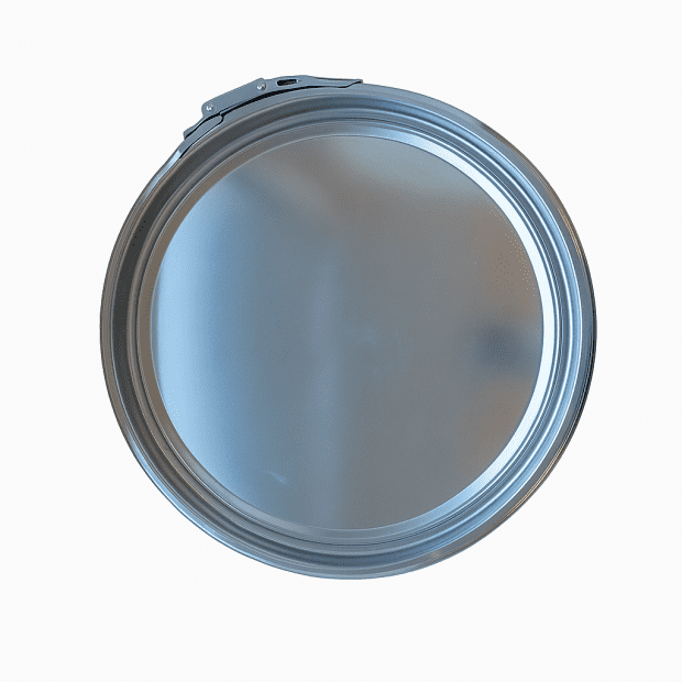 PLECHOVÝ SUD 30L RAL5010/LAK EP2 R360 0,6/0,5/0,5 MM OV+PÁKA 365/395x320 MM 3,3kg(3)