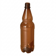 PET LÁHEV 1 L NA PIVO HNEDÁ BEZ UZÁVERU (70 ks)