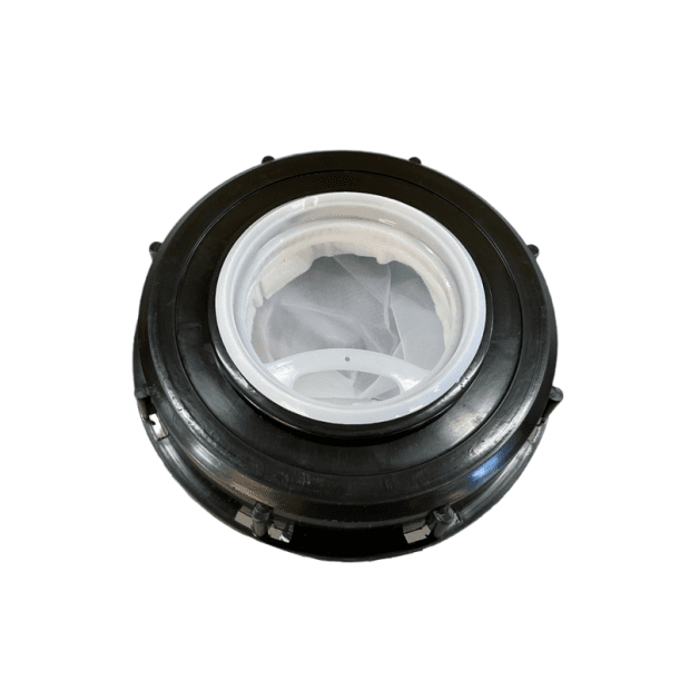HORNÉ SKRUTKOVACIE VEKO IBC KONTAJNERU DIN 150 MM S NYLONOVÝM FILTROM(3)