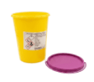 Nádoba na medicinální odpad TOXICUS 2,5 l včetně uzávěru 196 x 157/120 mm (60 ks/bal,960 ks/paleta)(2)2