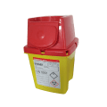 NÁDOBA NA MEDICINÁLNY ODPAD HRANATÁ 1,5 L VRÁTANE UZÁVERU 120 X 128 X 175 MM (90 KS/KARTÓN)(2)2