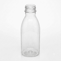 PET FĽAŠA 500 ML NA MLIEKO ČÍRA BEZ UZÁVERU (200 ks) 