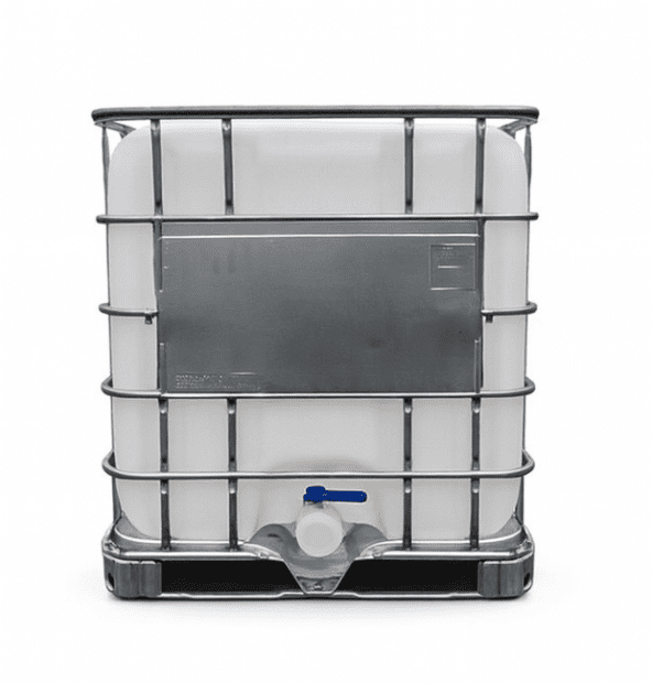 IBC KONTAJNER REKO 1000L 150/80 KOVOVÁ PALETA VYMĚNITELNÝ KLAPKOVÝ KOHOUT DN 80 MM