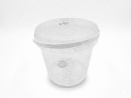 PP VEDRO 3,5L GUĽATÝ S POISTKOU VČ. VEKA TRANSPARENTNÁ / 1200ks PALETA