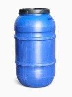 PE SUD 220 l POUŽITÝ, MODRÝ, SKRUTKOVACIE VEKO