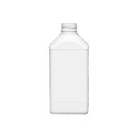 FĽAŠA HDPE 1L KAMENNÁ BIELA 60G BEZ UZÁVERU 1120 KS PALETA SK38 HRDLO