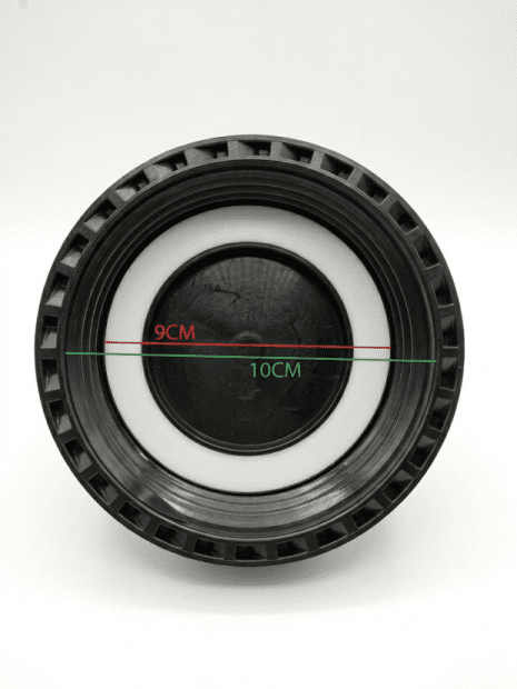 PP ZÁSLEPKA Mamoru DN 80/100 MM S100x8 BIELA JEDNODIELNA VRÁTANE TESNENIE