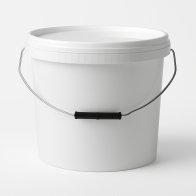 PP KBELÍK 16 l KULATÝ BÍLO/BÍLÝ VÍKO S POJISTKOU