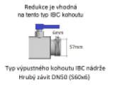 IBC redukce DN50 - zahradní kohout 3/4" - UZAMYKATELNÝ(3)3