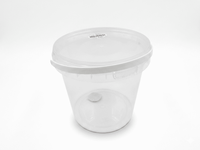 PP VEDRO 5,7l GUĽATÝ S POISTKOU VČ. VEKA TRANSPARENTNÁ / 885KS PALETA
