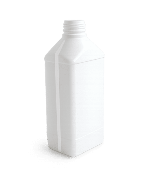 FĽAŠA HDPE 1L STONE BIELA 60G BEZ UZÁVERU 1120 KS PALETA SK38 HRDLO