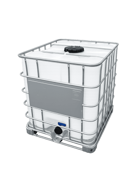 IBC KONTAJNER 1000L REKO 225/80 KOVOVÁ PAL. NOVÁ NÁDOBA NATUR NEVYMENITELNÝ klapkový KOHOUT BEZ UN(2)