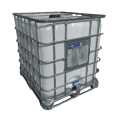 IBC KONTAJNER 1000L REKO 150/50 KOVOVÁ PALETA NÁDOBA NATUR VYMENITEĽNÝ GUĽOVÝ KOHÚT DN 50 MM