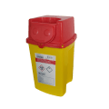NÁDOBA NA MEDICINÁLNY ODPAD HRANATÁ 2 L VRÁTANE UZÁVERU 120 X 128 X 220 MM (75 KS/KARTÓN)(2)2
