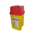 NÁDOBA NA MEDICINÁLNY ODPAD HRANATÁ 2 L VRÁTANE UZÁVERU 120 X 128 X 220 MM (75 KS/KARTÓN)