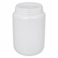 376-70541 HDPE DÓZA 250 ML NATUR OKRÚHLA širokohrdlá, BEZ UZÁVĚRU