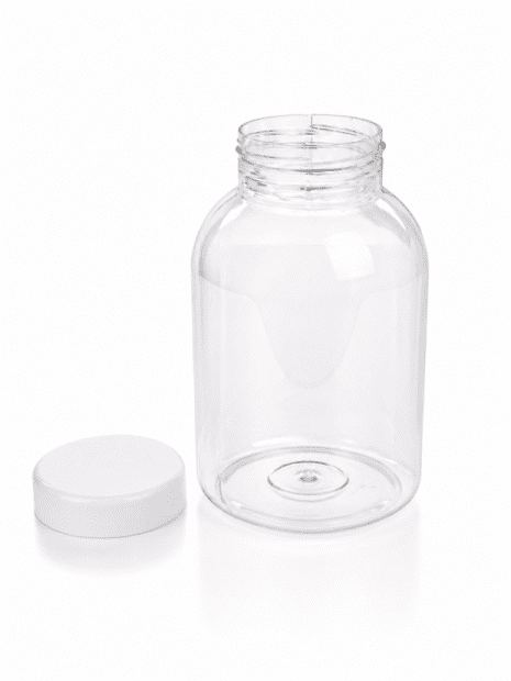 DÓZA 1100 ML ČÍRA 55/100 x 160 MM VRÁTANE SKRUTKU VIEČKA Bieleho(2)
