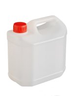 PLASTOVÝ KANISTER 3L NATURAL 140G ľahčený NESTOHOVATELNÝ BEZ UN DIN 38mm VRÁTANE UZÁVERU