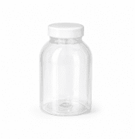 DÓZA 1100 ML ČÍRA 55/100 x 160 MM VRÁTANE SKRUTKU VIEČKA Bieleho