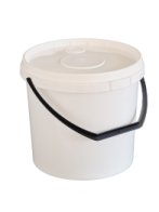 PP VEDRO, 5 L GUĽATÝ, BIELO / BIELY, PLASTOVÉ uško, VRÁTANE VEKÁ (600ks / PALETA)
