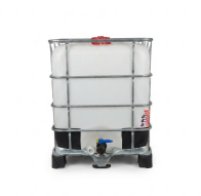 IBC kontejner 600 L repas/vymytý bez UN paleta PE 150/50 mm hrubý závit integrovaný kohout