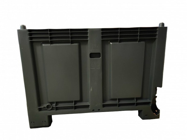 PLASTIC PREPARATION BOX DIMENSIONS 1200 X 800 X 850 mm, 4 LEGS, DARK GRAY, NOM. 30185753(4)