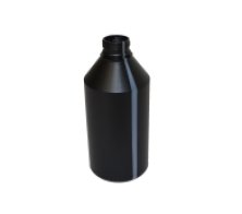 LÁHEV HDPE 1 L ČIERNA MOGUL valcový s priezorníky BEZ UZÁVERU