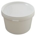 Plastový kelímok 570 ML S VEKOM BIELO / BIELY