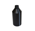 BOTTLE HDPE 1 L BLACK MOGUL CYLINDER WITH BINDING WITHOUT CLOSING(3)3