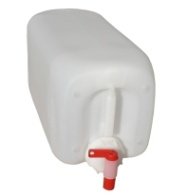 PLASTOVÝ KANISTER s kohútom 15L UN Y1.9 NATUR 670g stohovateľné VRÁTANE UZÁVERU