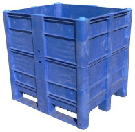 PLASTIC BOX TYPE 1000 SH-1140 DIM. 1200 x 1000 x 1140 MM, BLUE