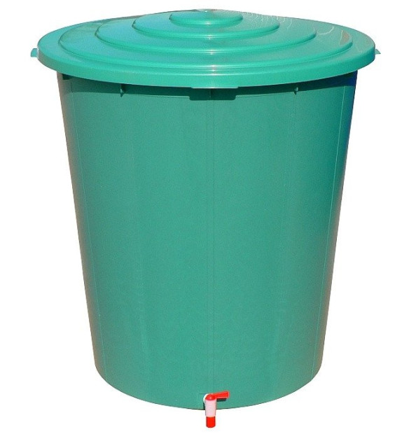PE SUD 300 L TYP 4530 na dažďovú vodu ZAHRADNÁ VRÁTANE výpustného kohútika A VEKA (8,5kg)(3)