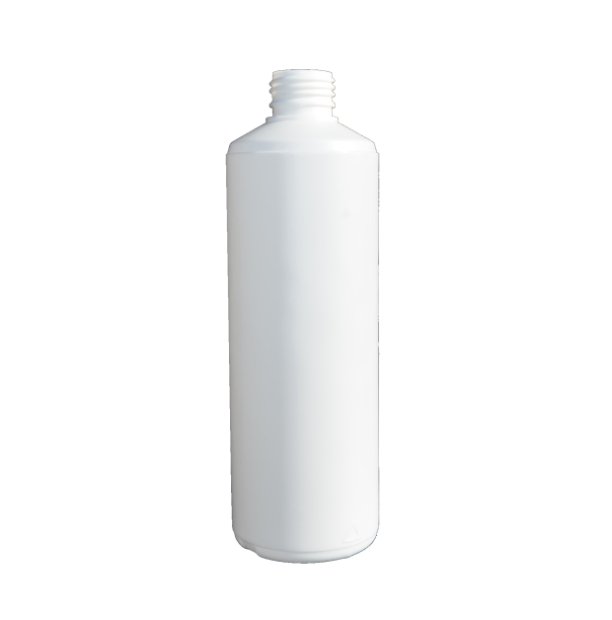 LÁHEV HDPE 500 ML BIELA HRDLO NA COLA ROZM. CA Ø 64 X 199,5 MM, CA 35 G, BEZ UZ. AJ PRE DP