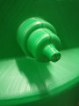 HDPE TANK 1000 L GREEN LID DN 400 MM GALVANIZED CLAMPING CIRCUIT(2)2
