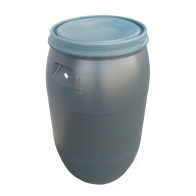 HDPE PLASTIC SUD 220L FOR RAIN WATER GARDEN WITH DRAIN COCK, REMOVING LID (SUD ON WATER 200L)