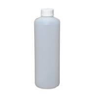 BOTTLE HDPE 500 ML NATUR CYLINDER GL 28, WITHOUT CLOSING PUV012