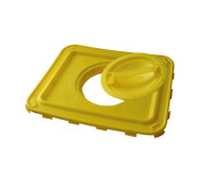 PP YELLOW COVER SHAPE + HOLE TO VAT-5 / 30-60 L