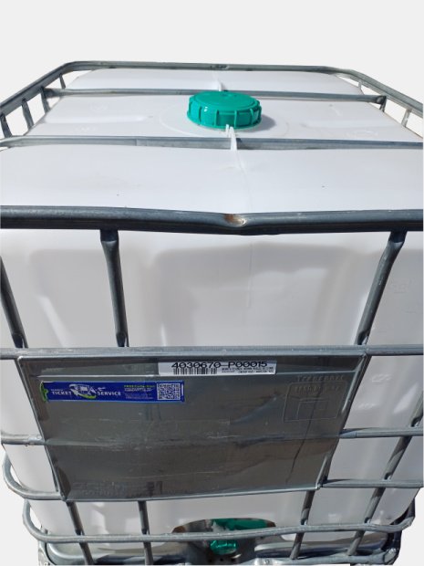 IBC KONTAJNER 1000L REKO 150/50 KOVOVÁ PALETA NÁDOBA NATUR VYMENITEĽNÝ GUĽOVÝ KOHÚT DN 50 MM(3)